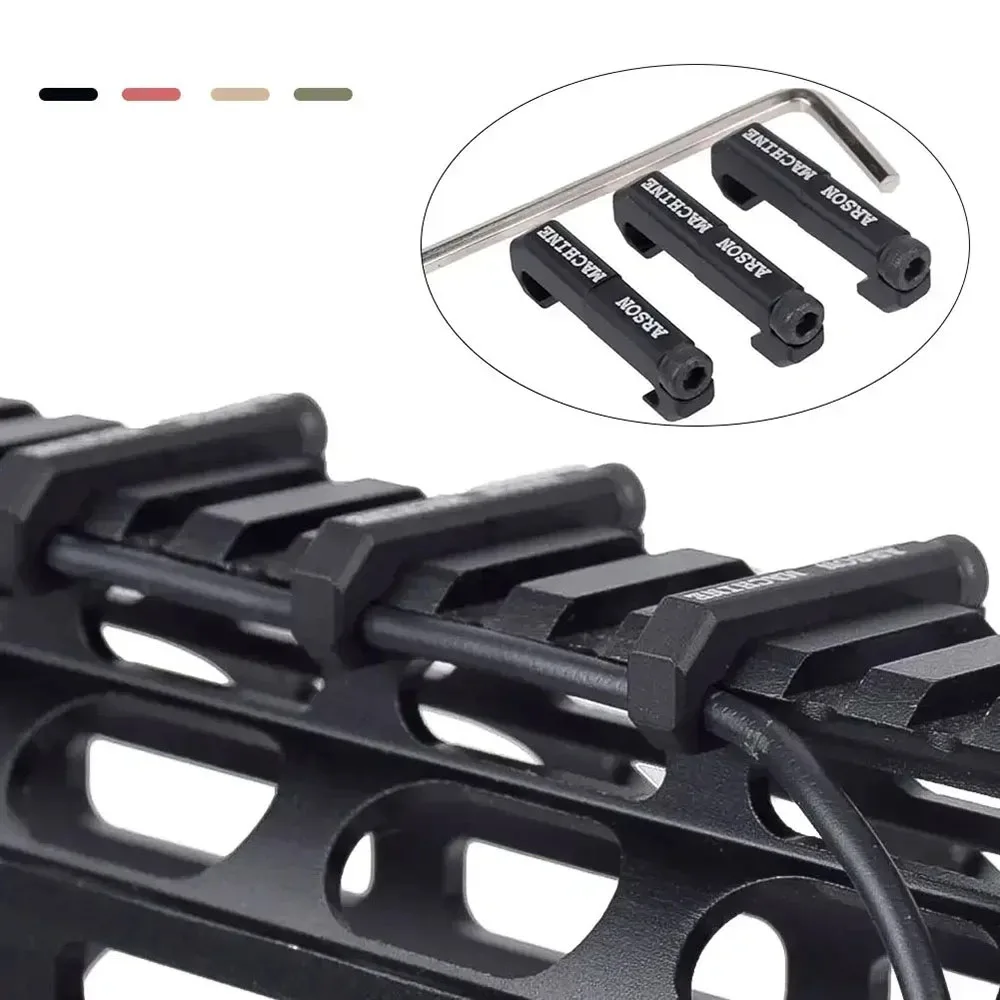 Wire Guide 3Pcs/Set Tactical Cable Clamp Organizer
