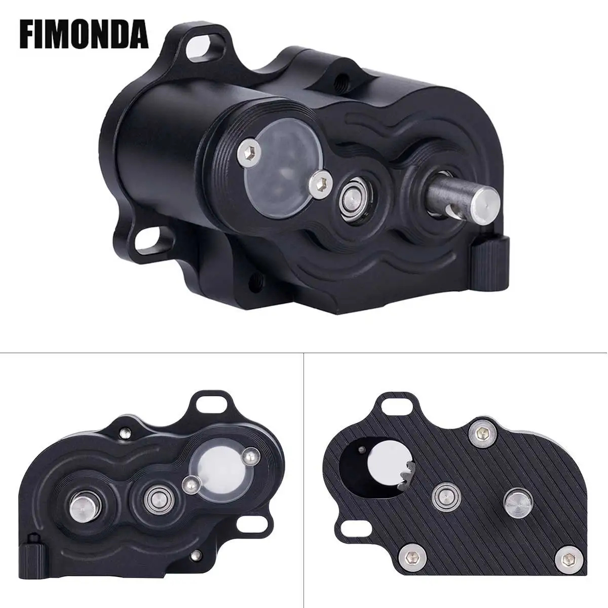 Lcg Crawler R2 Metal Transmismo Low Center Of Gravity Gearbox Per 1/10 Rc Car Scx10 Trx4 Rc4Wd Capra Axle Telaio Fai Da Te
