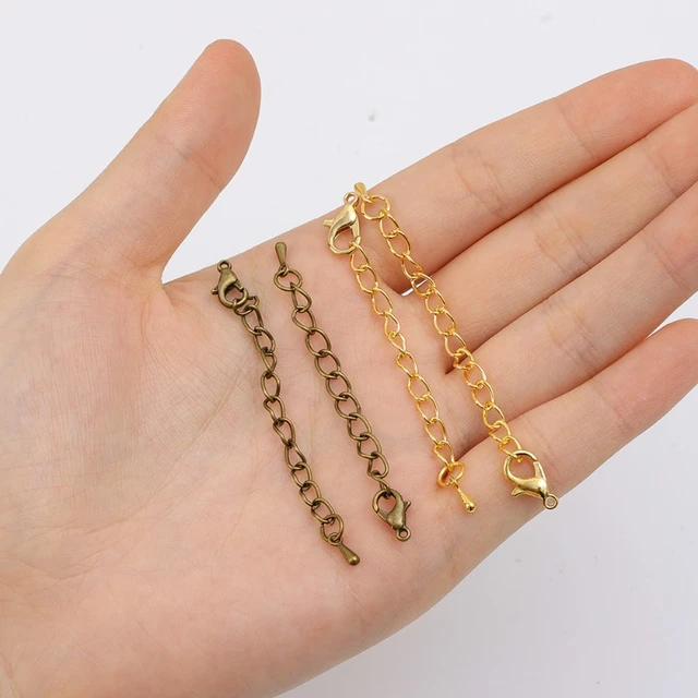 Jewelry Findings Chains Clasp  Bracelet Chains Jewelry Making - 10pcs/lot  5cm Tone - Aliexpress