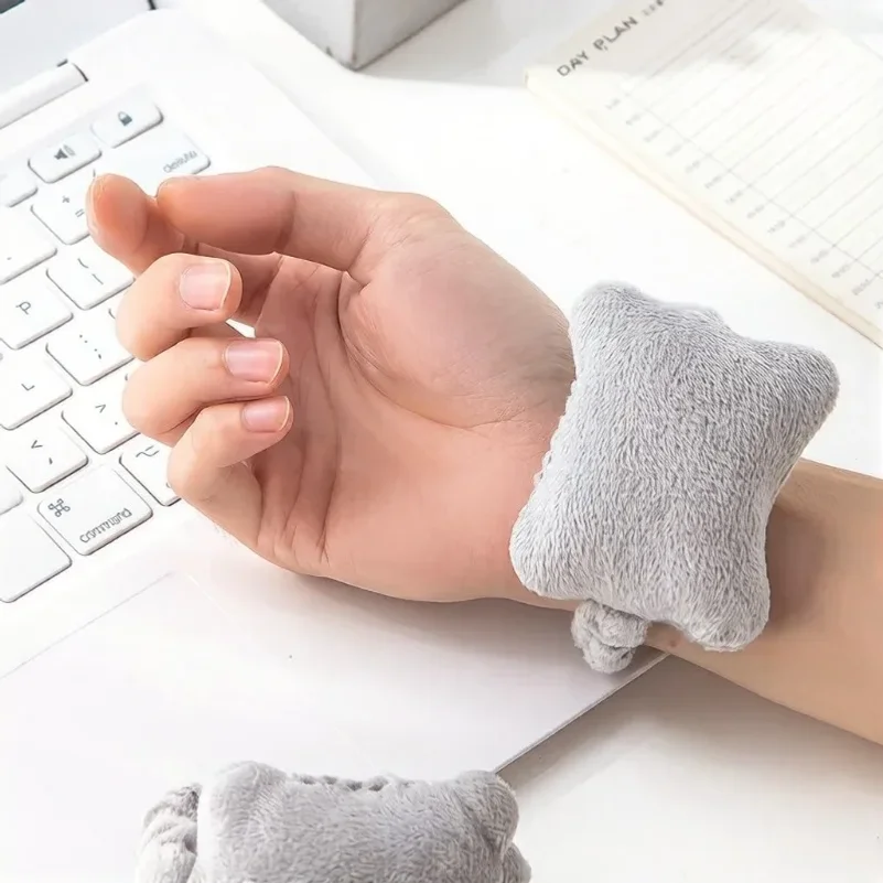 작은 쿠션이 있는 1pc 손목 지지 마우스 패드, 입력 시 손의 피로를 방지하는 데 적합한 사무직원용, 손목 관절 패드
