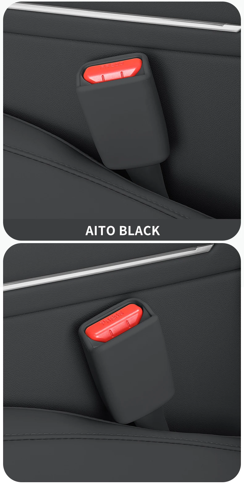 Auto-Steckdose Anti-Rutsch-Abdeckung für Seres 7 Aito M7 Autos itz Sicherheits gurt Steckdose Schutzhülle Silikon gehäuse Innen zubehör – Detail 10