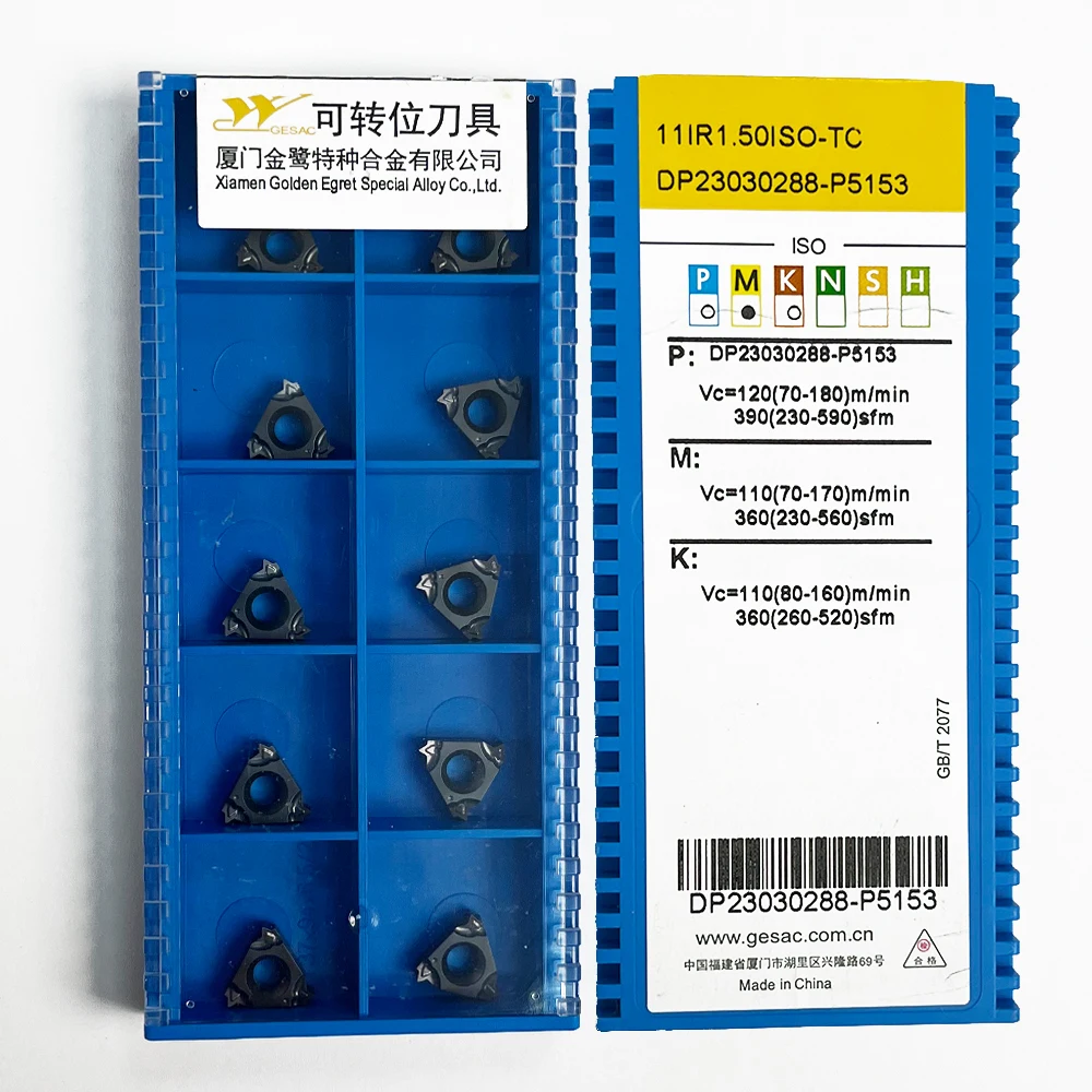 

HUAZHICHUN 11IR1.50ISO-TC GM3225 Carbide Inserts milling cutter tool