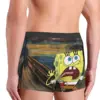 Funny SpongeBobed Scream Painting Boxers Fun Underwear Funny Cartoon Boxer Briefs Gag Gift For Men 4