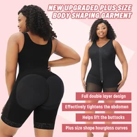Butt Lifter Plus Size Shapewear Women Postpartum Recovery Compression Tummy Control Garment Faja