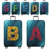 Luggage Protective Cover Stretch Fabric Luggage Protective Covers Dust Cover Anti-Scratch Suitcase Covers Engrave Image Pattern 1