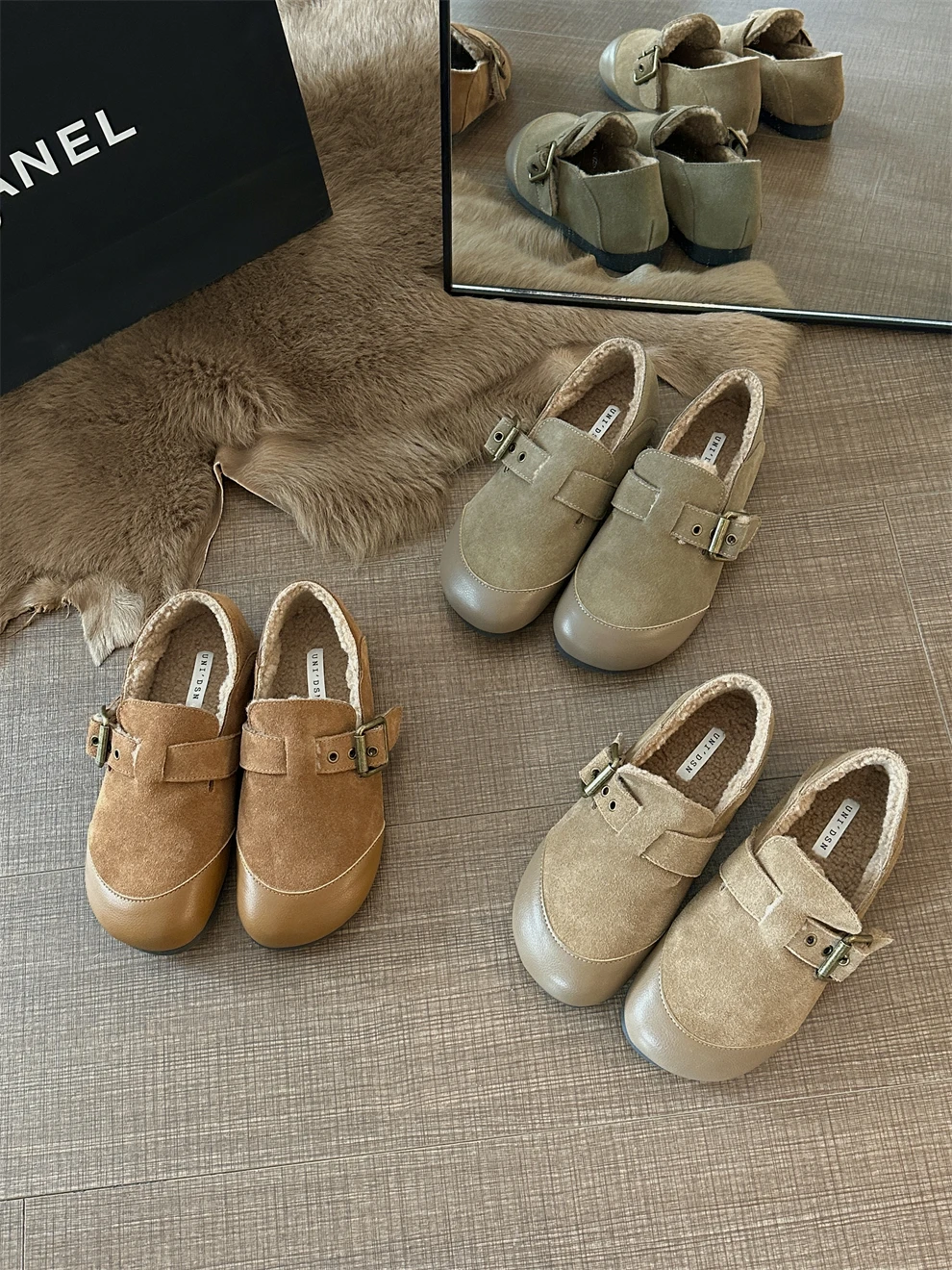 

Туфли женские с круглым носком, меховые кроссовки, платформа, повседневная обувь, платформа, криперы, Осень-зима