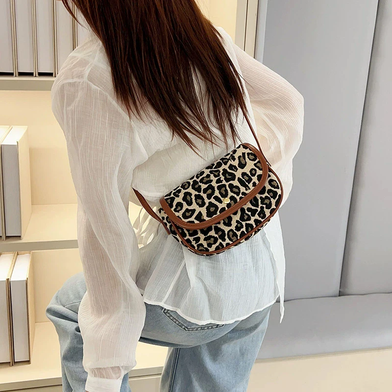 New Retro Fabric Crossbody Bags High-Quality Women's Bags Women's Single-Shoulder Fashionable Small Square Bags