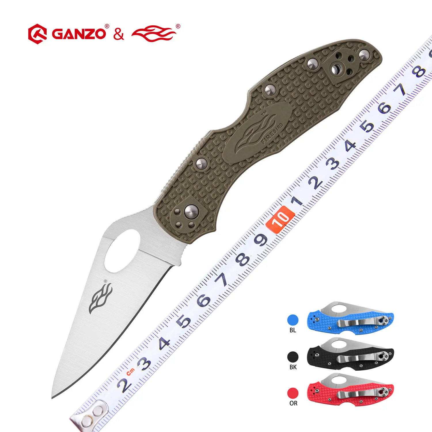 Firebird Ganzo F759M 58-60HRC 440C blade Pocket folding knife tactical tool  Survival knife outdoor camping tool EDC Pocket Knife