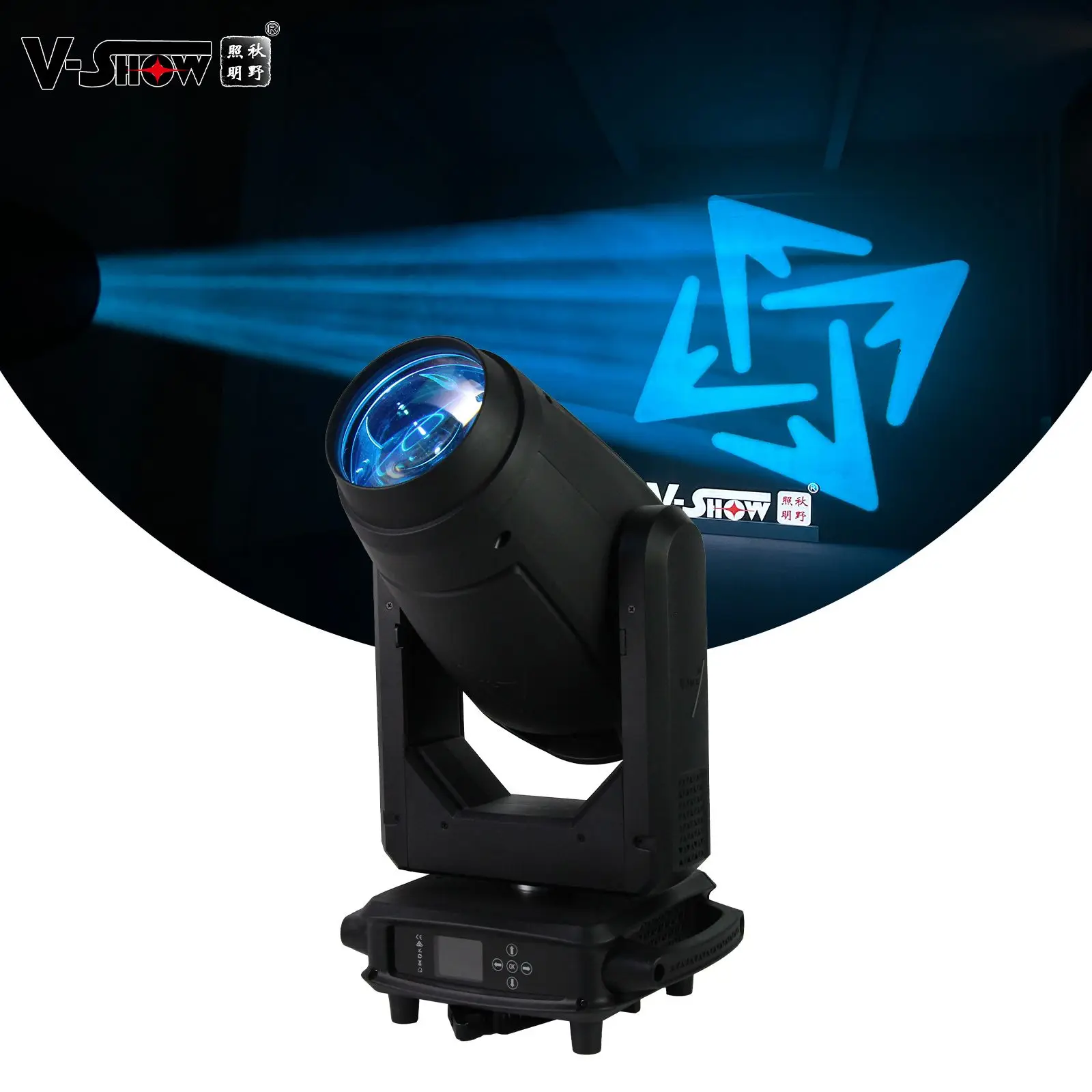 VSHOW S712 450w Hybrid CMY & CTO Moving Heads Kuan Led 3in1 Beam Spot Wash 450W sharpy Light for Dj Club