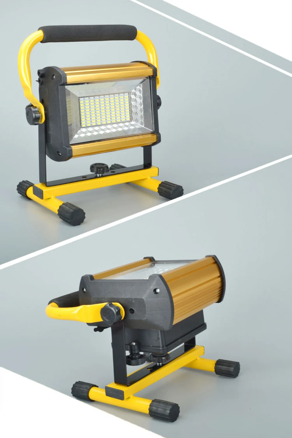 best outdoor flood lights LED work light lamp 18650 Rechargeable Battery Portable Lighting searchlight for camping hunting Floodlight Spotlight werklamp color changing flood lights