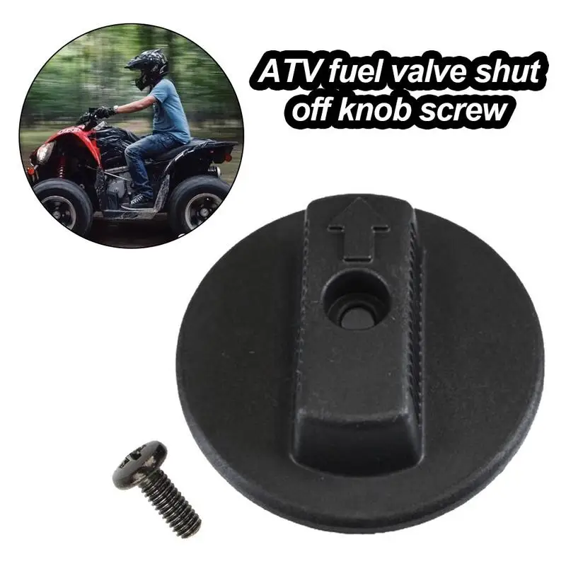 

Gas Knob Replacement Control Knob for Arctic Cat ATV Fuel Valve Shutoff Knob Fuel Closing Gas Knob & Screw Valve Switch Cover