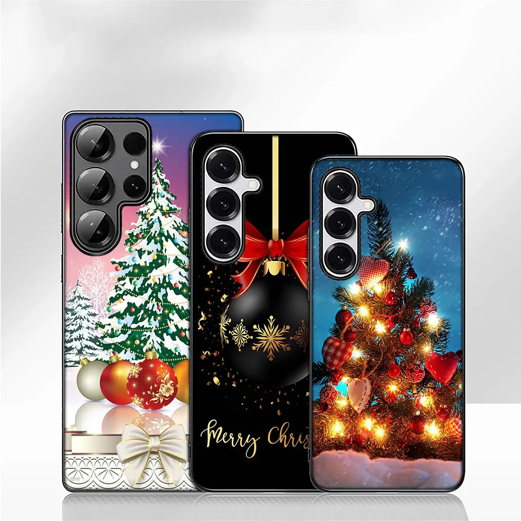 Festive Christmas Tree and Deer Gift Design Phone Case