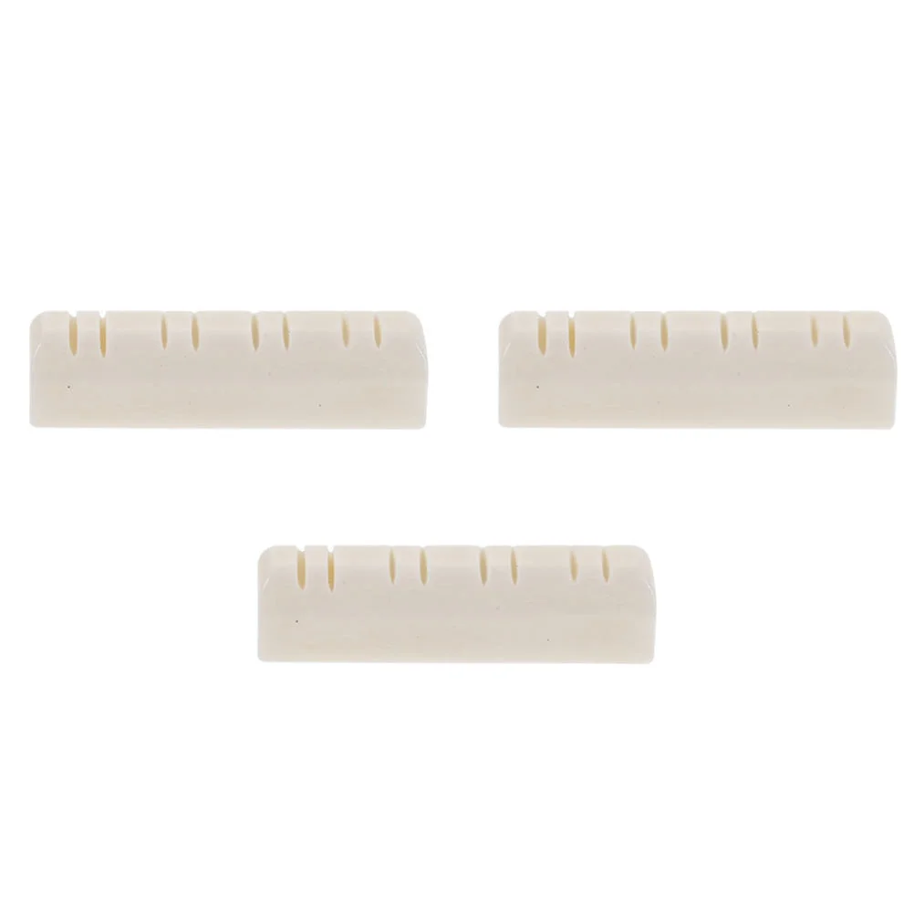 

3 Pcs Mandolin Pillow Replacement Nut Bridge Nuts Guitar Accessories Beef Bone Adjustment