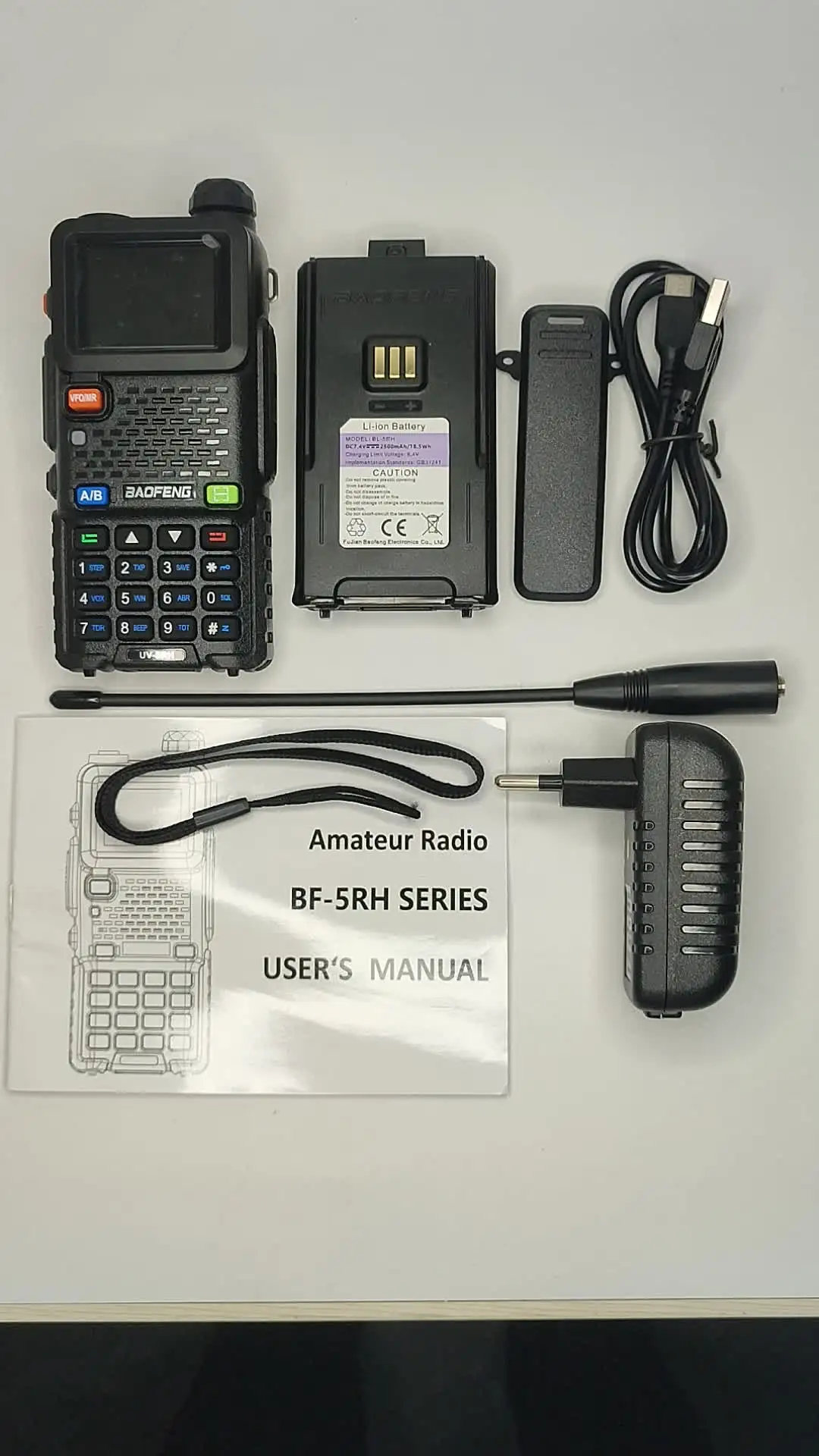 Baofeng-デュアルバンドトランシーバー,大容量,双方向ラジオ