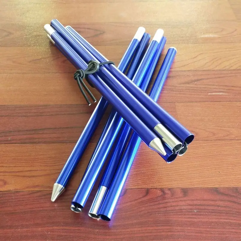 Alloy 19mm Diameter 2m 2.4m Outdoor Awning Canopy Sun Shelter Rod Pole 1 Piece camping canopy