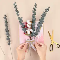 20pcs Artificial Eucalyptus Stems Leaves Green Eucalyptus Branches Fake Plants for Wedding Centerpieces Christmas Navidad Decor 5