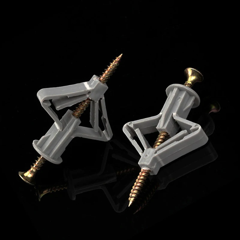 Description Picture 2 of itemPlastic Expansion Drywall Anchor Pipe Tube Kit Screw Self Drilling Fiberboard Nail Wall Pierced Gypsum Board Hollow Brick