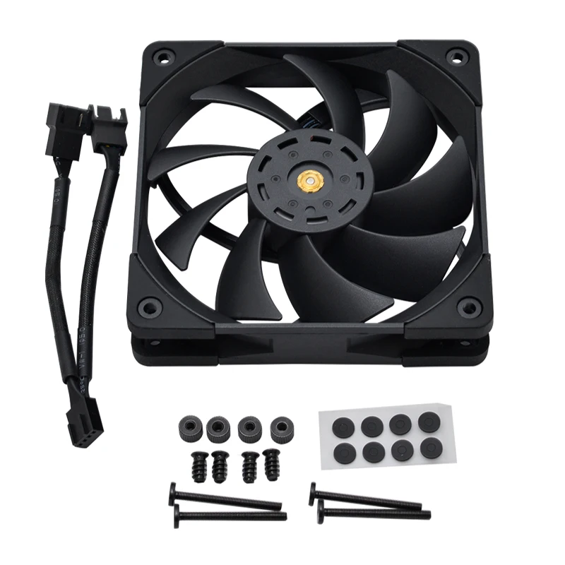 Thermalright Tl-c12 Pro 12cm Chassi Fan 120 mm Dupla Face Vezes Equilíbrio Dinâmico Computador Ventilador de Refrigeração de Água Pwm Ventiladores e resfriadores - Imagem 4