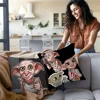 Nordic Style Dobby Meme Pillow Covers Cartoon Sofa Decorative Home Double-sided Printing Short Plush Cute Cushion Cover 3