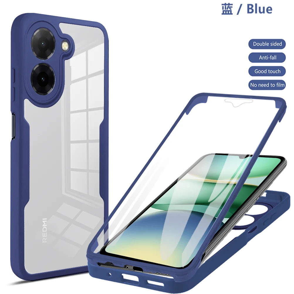 Full Body 360° Protective Phone Case with Double-Sided Cover