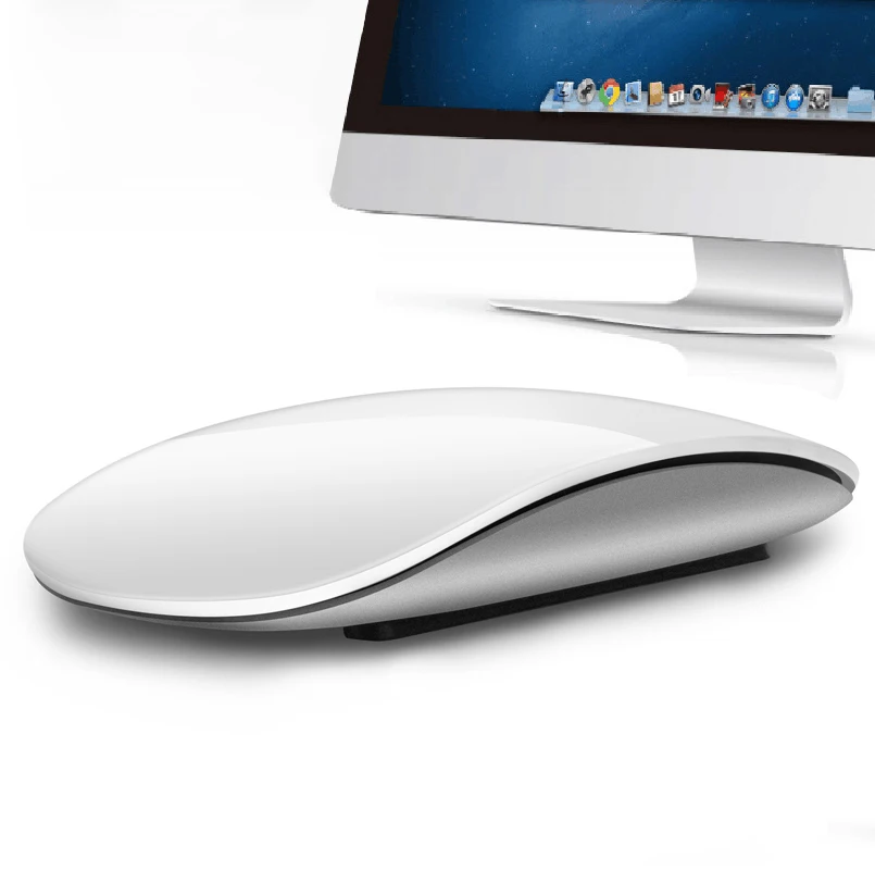 Wireless Mouse Touch Control BT Wireless Mouse Rechargeable All-in-one Body Mice for Windows Mac iOS Android Laptop iPad Macbook