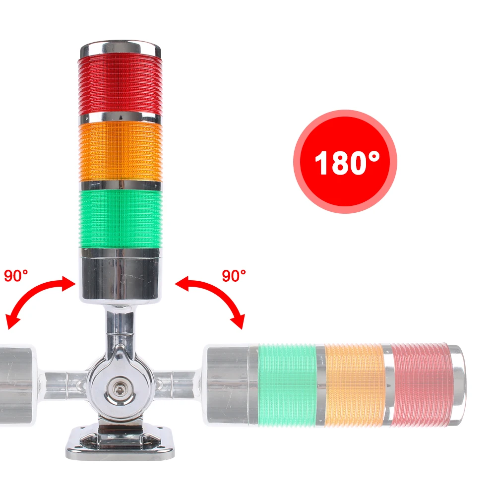 Industrial Stack Light 5-Layer Stack Light Tower - Wall Mount ...