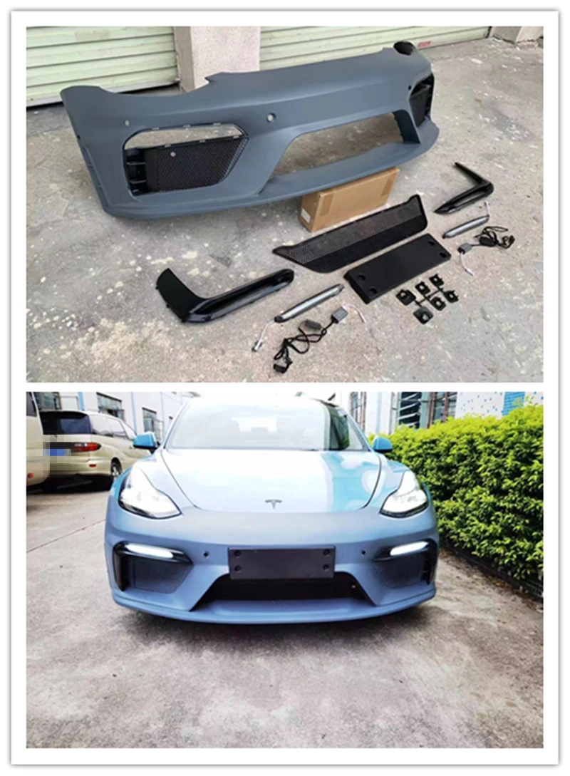 テスラモデル3,gt4,モデル用フロントバンパー - AliExpress