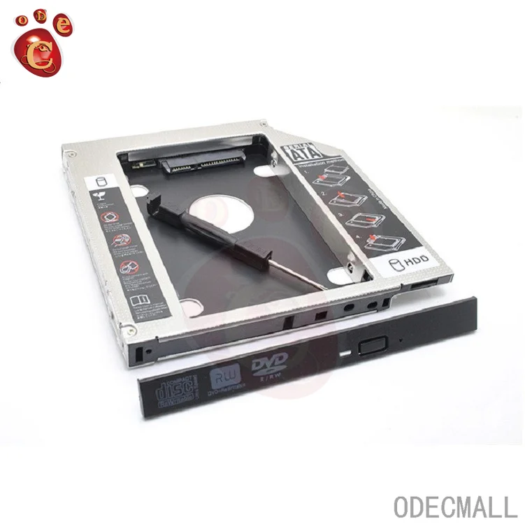 DM DW95S HDD Caddy 9.5/12.7mm Aluminum Optibay SATA 3.0 Hard Disk Drive Box Enclosure DVD Adapter 2.5 SSD For Laptop CD-ROM T01