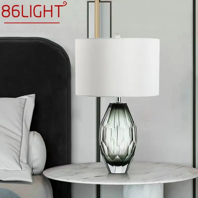 

86LIGHT Nordic Modern Glaze Table Lamp Fashionable Art Iiving Room Bedroom Hotel LED Personality Originality Desk Light