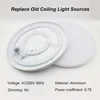 220v Led Ceiling Light Module 12w 18W 24W 36W 48W 72W LED Panel Panel Light Replacement Ceiling Fan Wall Lamp Round Module 5