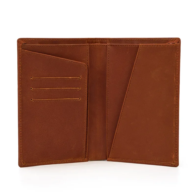 Vintage Leather Passport Holder and Wallet for Men