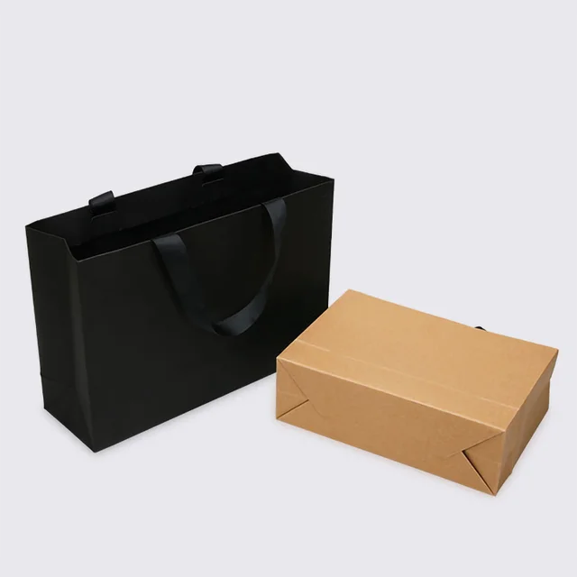 10 Kraft Paper Gift Bags, Shopping Bags, Wedding Party Gift Bags, Tote Bags, Paper Bags, Customizable Logo Printing 2