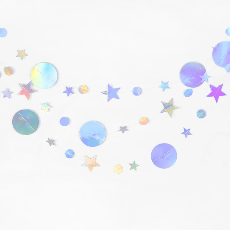 Рисунок 5 - Лазерная Серебряная Бумажная гирлянда