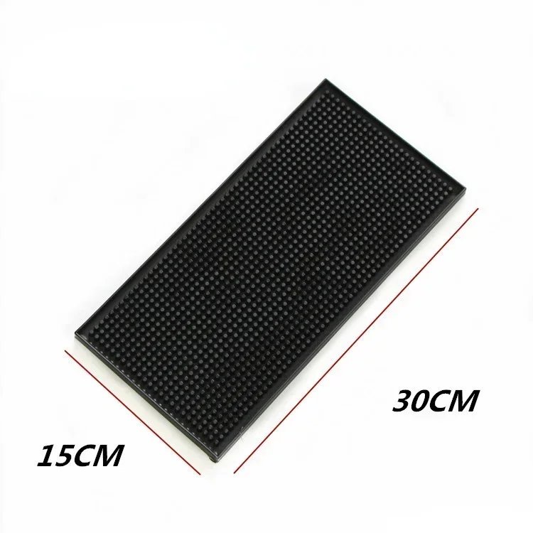Wine Bar Mat Coffee Maker Countertop Spill Mats Bar Service Mat Dish Glass Drying for Barista Cocktail Bartender Black bar mats
