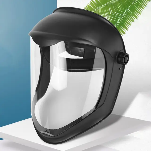 Full Face Shield Anti Fog Face Cover Reusable Protective Transparent Visor for Restaurant Lightweight Durable Multipurpose 1