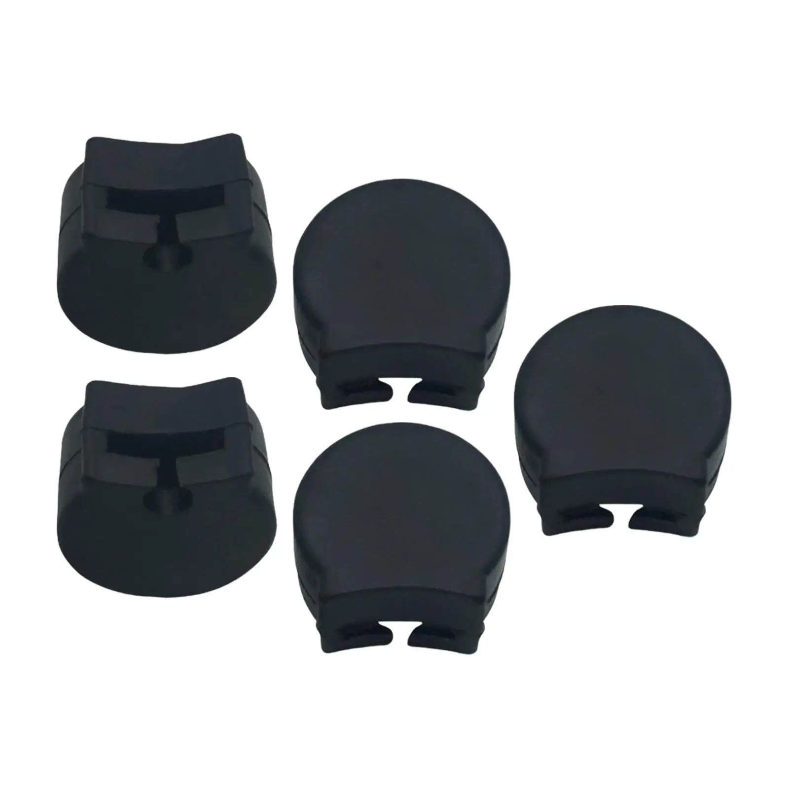 5Pcs Rubber Clarinet Oboe Thumb Rest, Cushion Protector, Hand Rest Stand for Woodwind Instrument