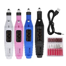 

USB Electric Nail Drill Machine Nail Art Polish Grinding Manicure Tool Dead Skin Remover Pedicure Nail Machine