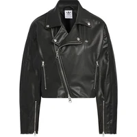 Adidas officiel véritable originaux femme motard Style veste de sport en simili cuir JL7553 5