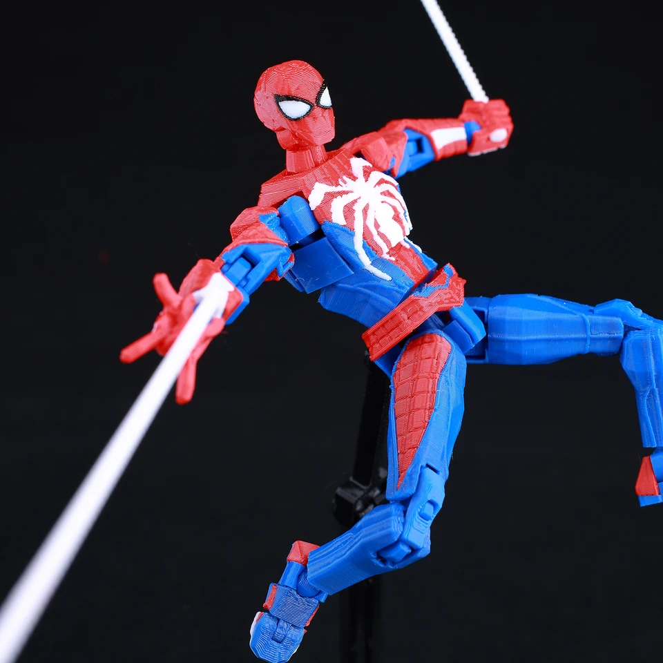 ダミー13 スパイダーマン 9L3D 多関節アクションフィギュア 3Dプリント