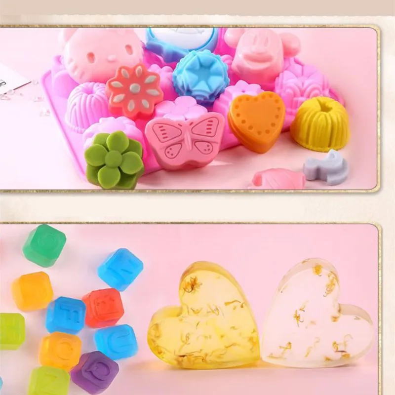 Creative Beginner's Simple Handmade Soap Set Household DIY Material Pack Soap Mold Making Tool 1000g Base Make Set LF318