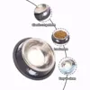 Supet Dog Cat Bowl, Dog Water Bowl with Non-Slip Rubber Base, Metal Insulated Stainless Steel Cat Bowls, Double Wall Cat Bowl 2