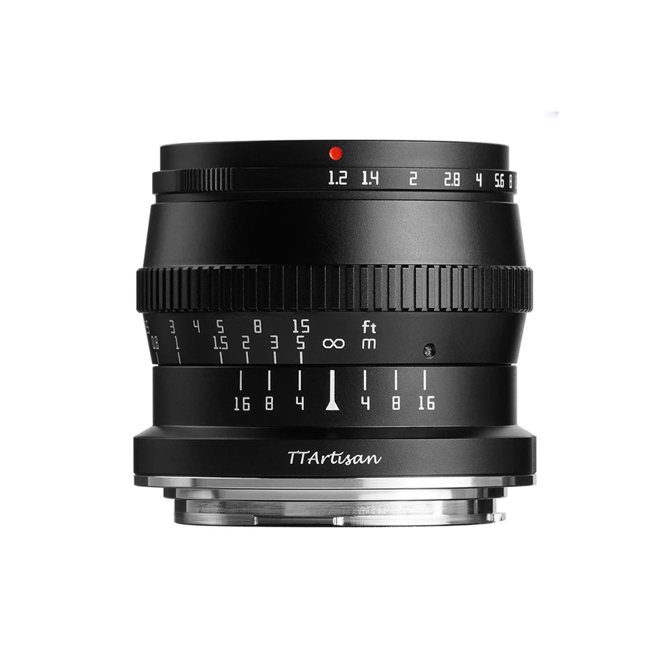 Ttartisan 50ミリメートルF1.2標準プライムレンズAPS-C mf肖像