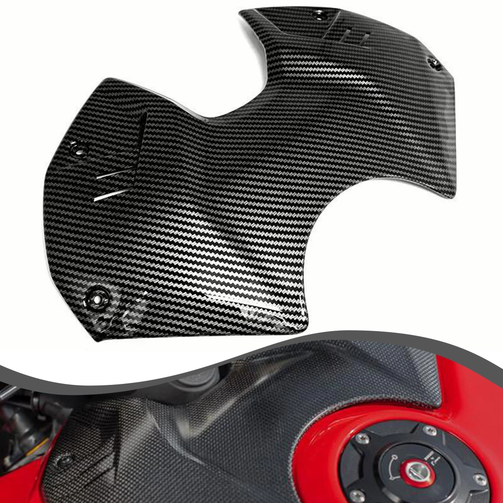 

For DUCATI Streetfighter V4 V4S 2020 2021 2022 Motorcycle Carbon Fiber Black FAIRING TRIM FRAME COVER Tank Front Cover Fairing
