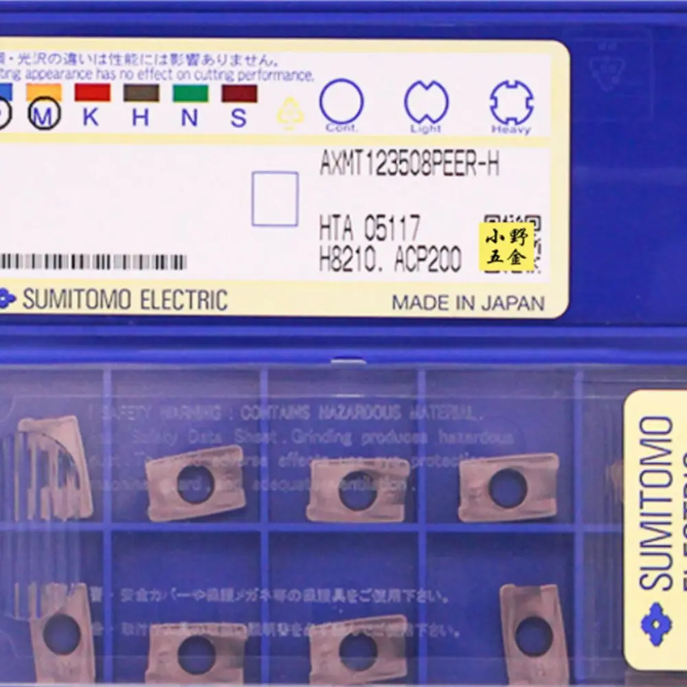 

10 шт./Новый SUMITOMO AXMT123508PEER-H ACP300 CNC Blade