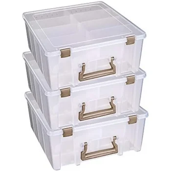 3-Pack Portable Art & Craft Organizers 1