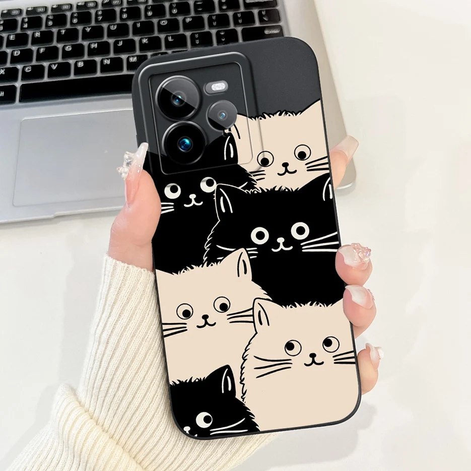 Cute Fashion Cartoon Soft TPU Phone Case - Stylish Protective Back Cover