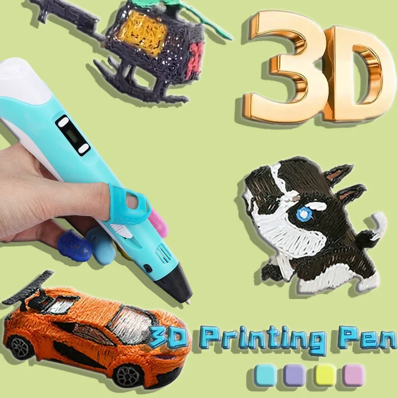 Magic bid Electronic 3D Printing Pen PLA Consumables High-Temperature 3D Graffiti Tool Intelligent Toy Christmas Birthday Gift