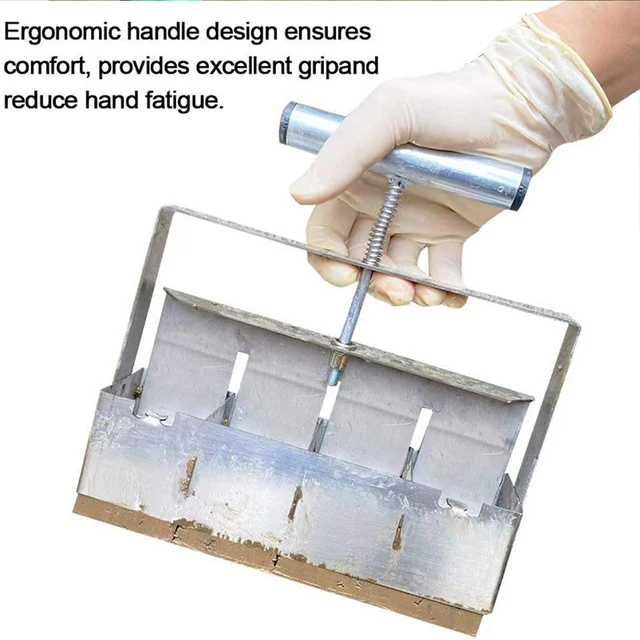 Talajblokk -Készítő Vetőmag Blokkoló Kocka Tervezés Ültetési Talaj Shaper Üvegház - Image 3
