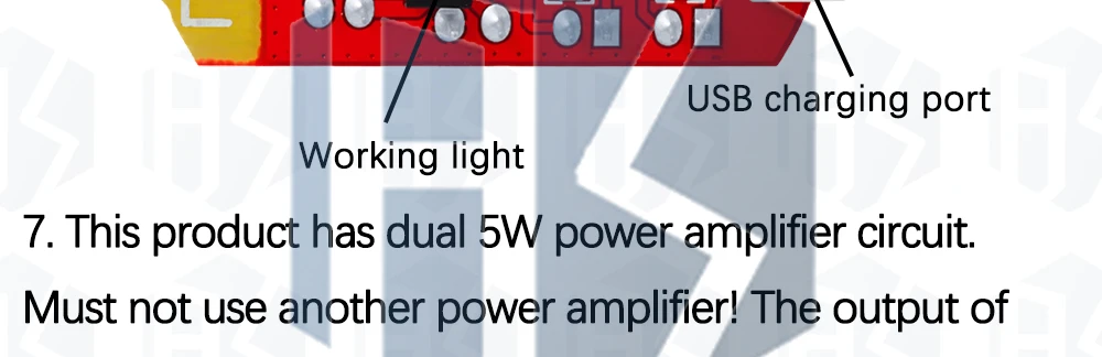 1~10PCS CT14 Typ-C Micro Stereo Bluetooth 4.2 Leistungsverstärkerplatinenmodul 3,7V 5V 5W+5W Mini mit Ladeanschluss EGBO – Detail 8