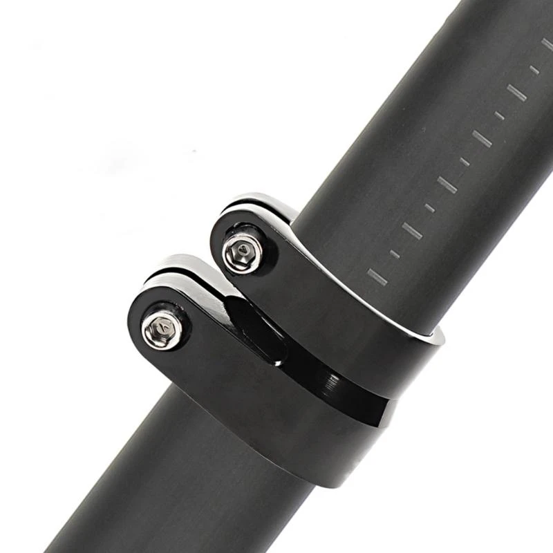 Secure Double Fixation Clamp 31.8mm/34.9mm Efficient Bike Post Clamp